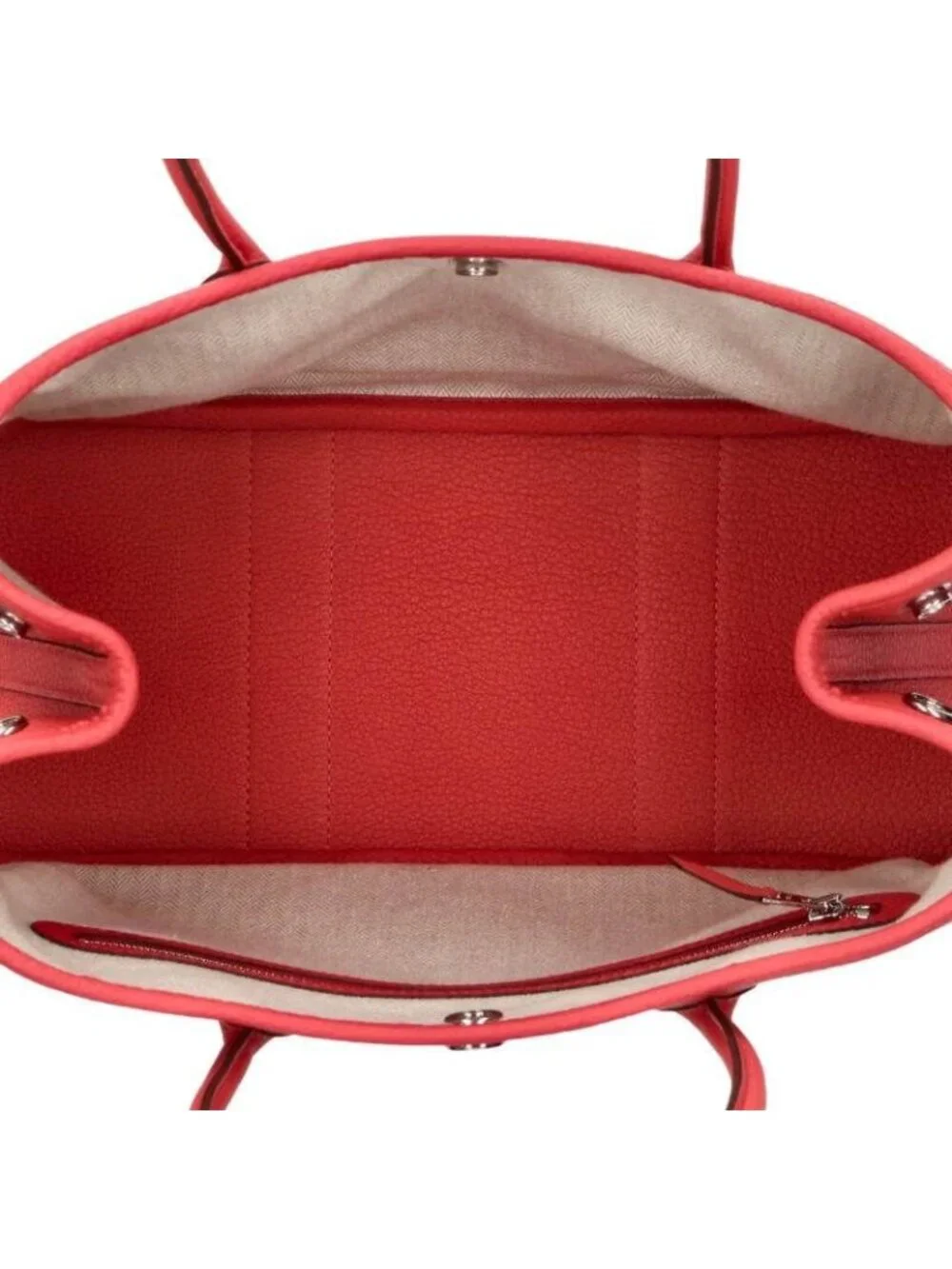 Hermes Garden Party TPM Bougainvillea Leather Handbag